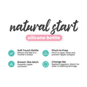 Unbreakable silicone baby feeder bottle