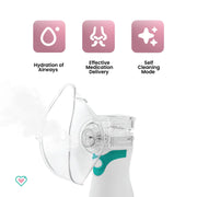 Ornavo Rechargeable Portable Mesh Nebulizer - Efficient Respiratory Relief Anywhere, Anytime