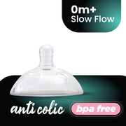 Squishy feeder nipple 0m+ slow flow